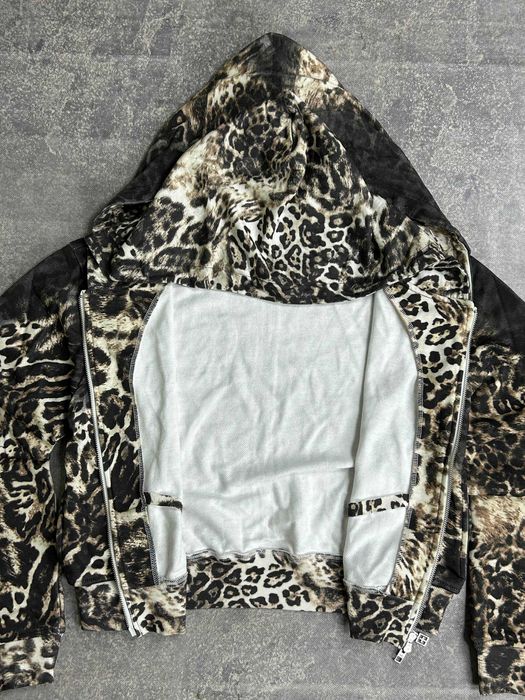 Худі Mowalola zip hoodie зипка кофта худи M L костюм леопард archive S