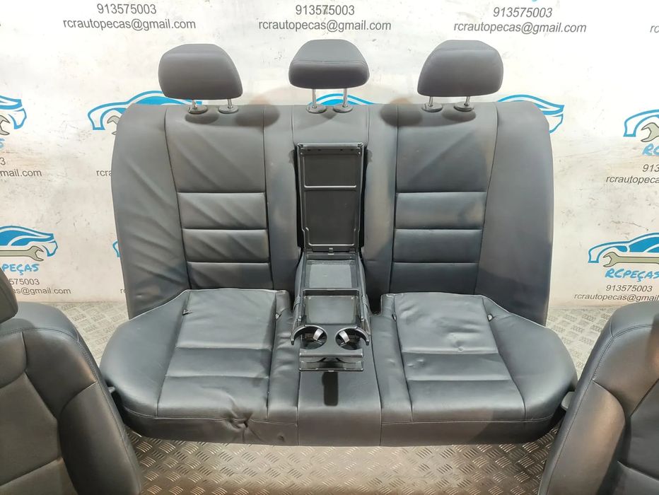 Conjunto Bancos Pele Mercedes Benz Class C W204 Sport AMG Carro