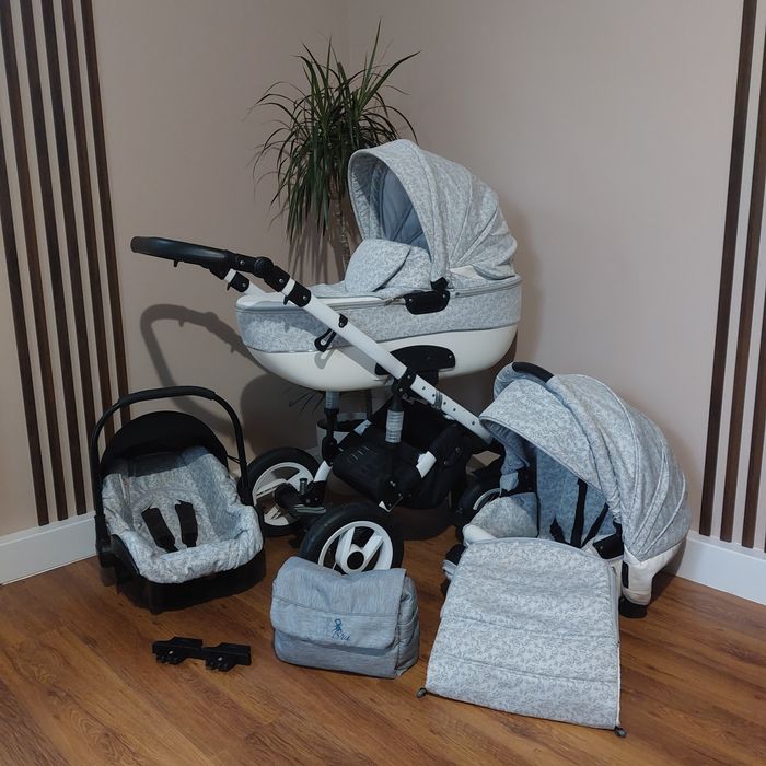 Wózek dziecięcy Adbor Ottis White 3w1