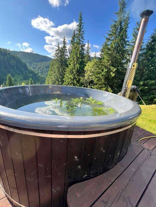 Чан на дровах з джакузі. Вуличне джакузі від виробника.