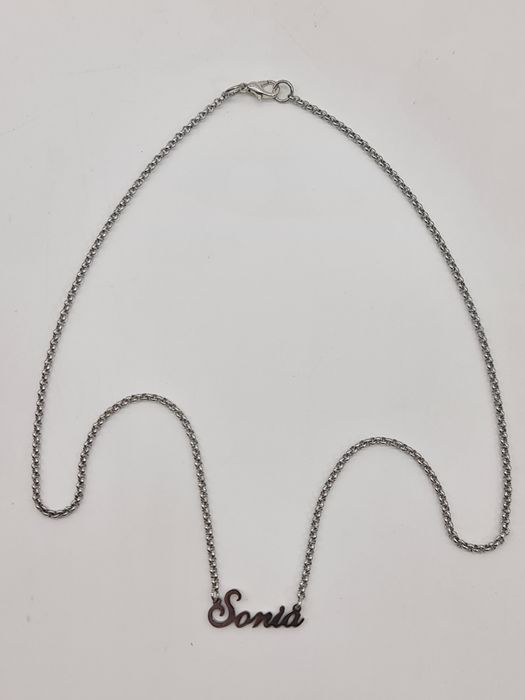 Colar prata personalizado Sónia
