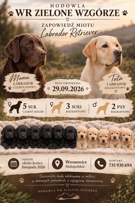 Szczeniak labrador retriver
