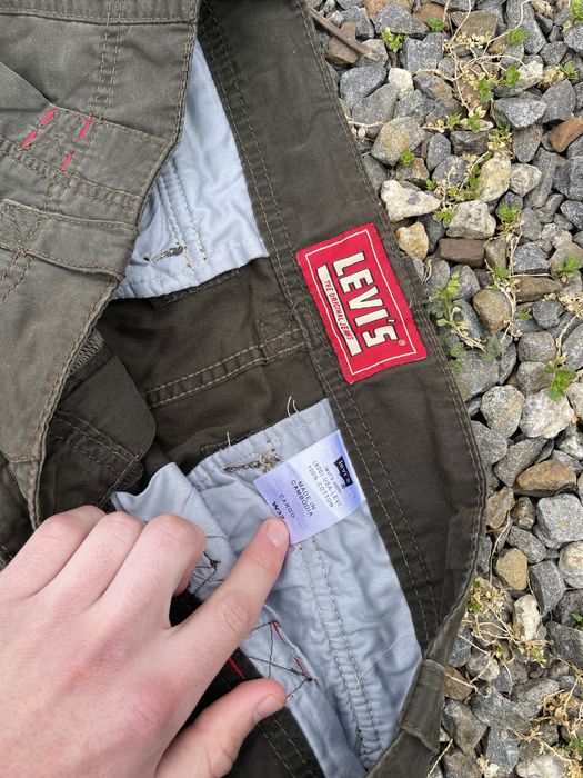 Винтажные карго шорты levis baggy cargo
