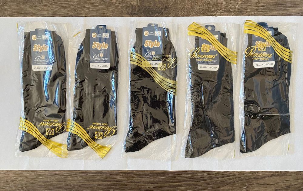 Primavera skarpety Włoskie Filo Scozia 100% cotone, R. 38 - 42