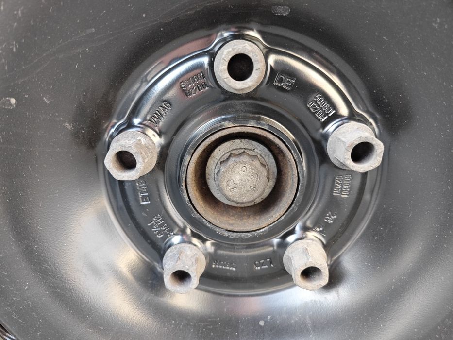 FELGI stalowe 16 VW, AUDI, SEAT, SKODA, 5x112, 6,5J z  oponami zimowy