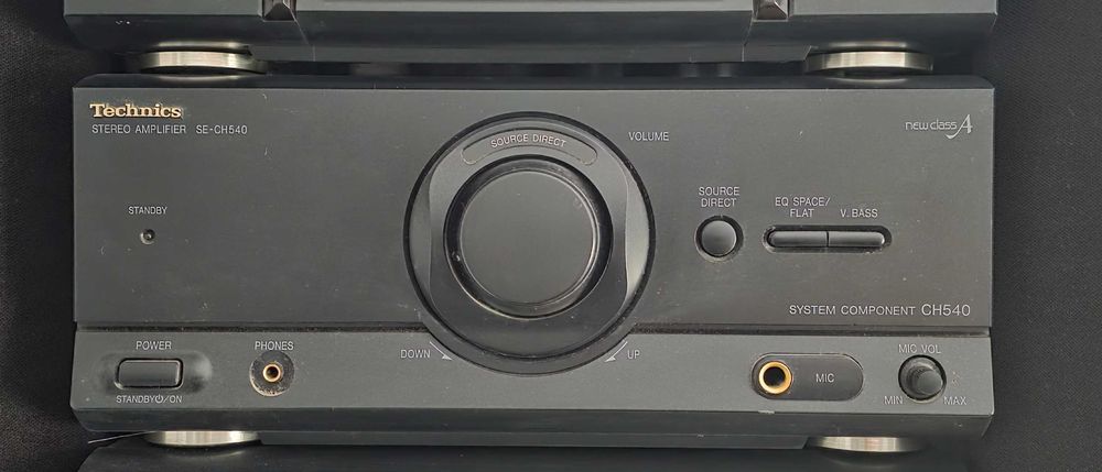 Wieża Technics z kolumnami