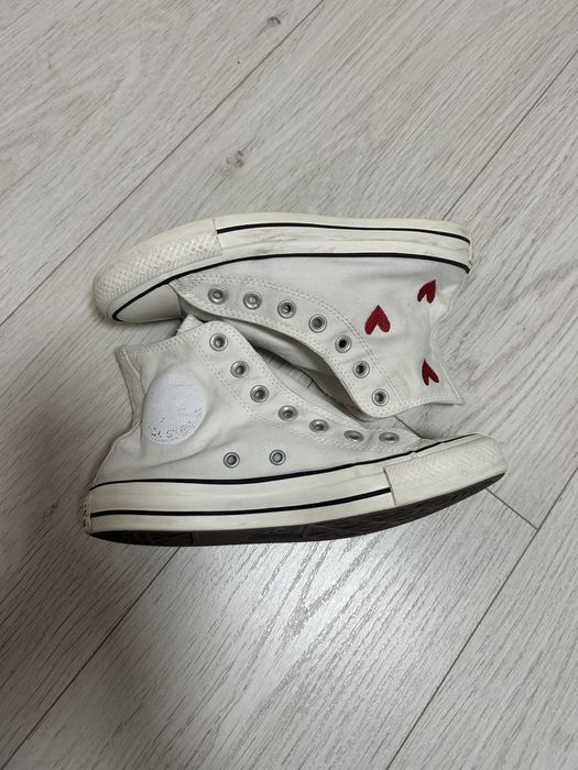 кеды converse с сердцами