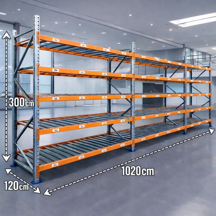 Regały magazynowe półkowe przemysłowe NEDCON