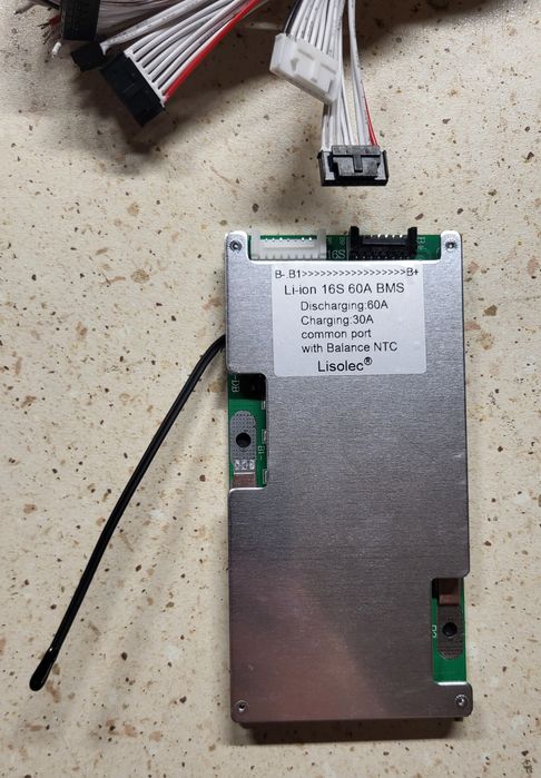 BMS 16s 60A max 200A 59,2v 67,2v 18650 balanser
