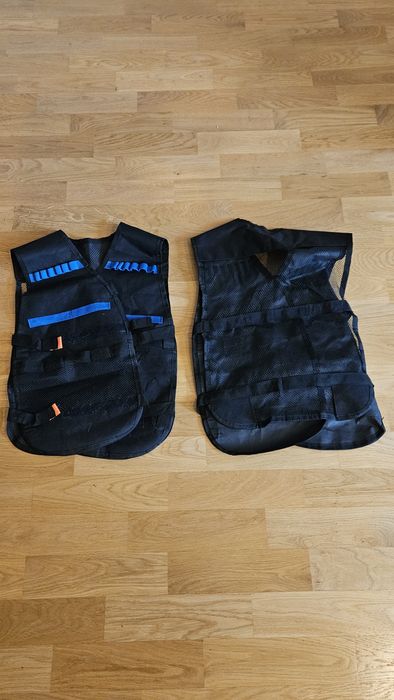 Nerf zestaw karabiny pistolet kamizelki