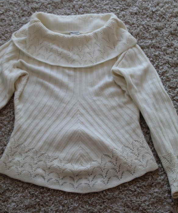 Swetr damski biały