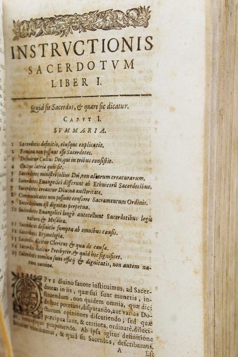 OBRA DE REFERÊNCIA RARÍSSIMA de Franc.º Toledo para o sacerdócio. 1630