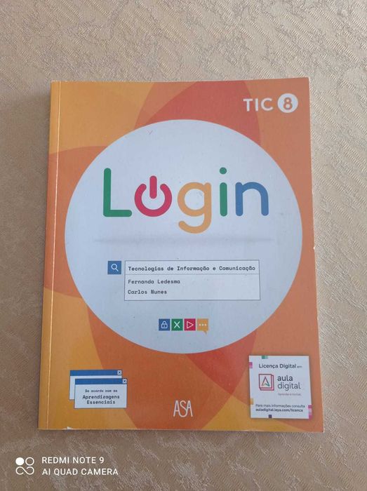 Login 8 - TIC 8º ano - Manual (NOVO)