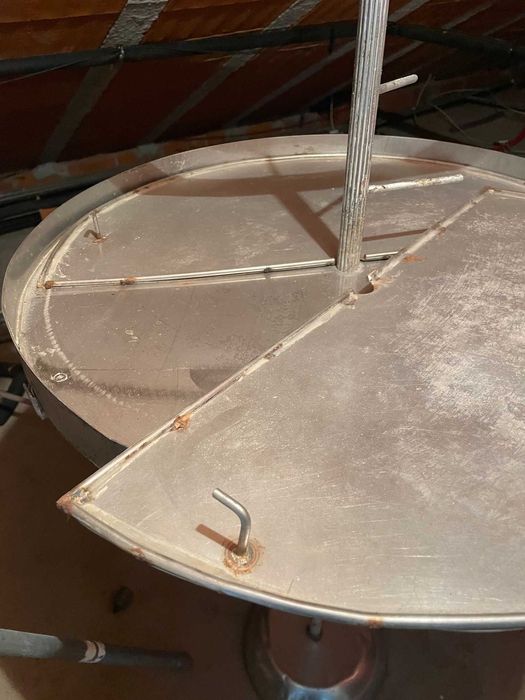 Poleiro para papagaio aço inox com pé