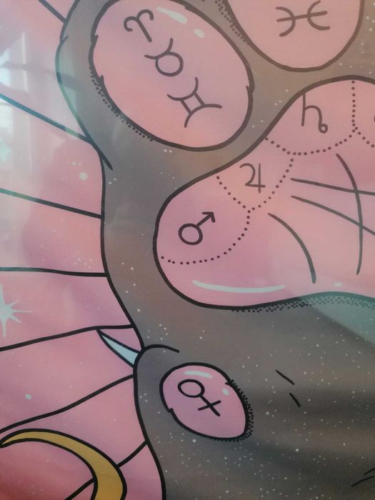 Poster tecido pata de cão