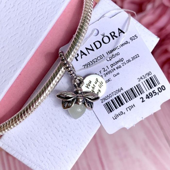 Намистина Пандора шарм pandora оригінал нова прикраса