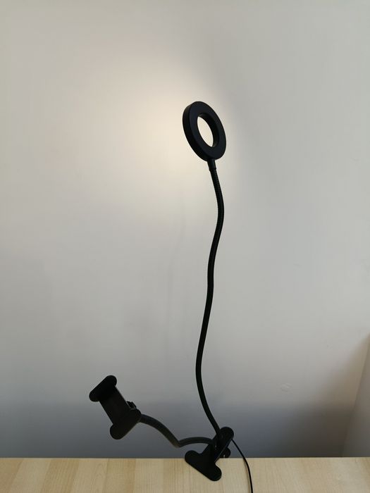 Luz Ring LED com Suporte Flexível | Flexible Ring Light Phone Stand