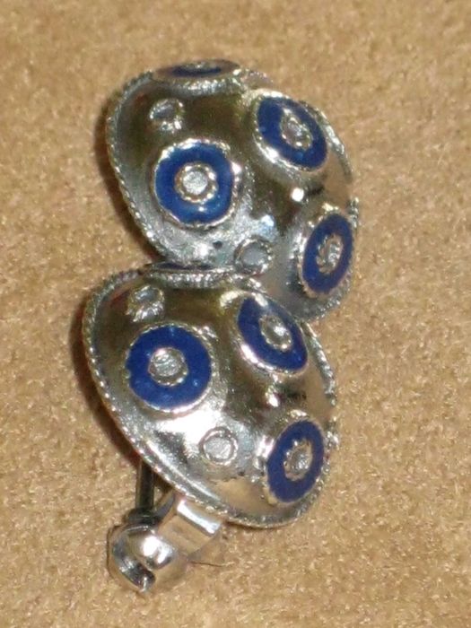 Alfinete Artesanal em Prata de lei Maciça 835`/..