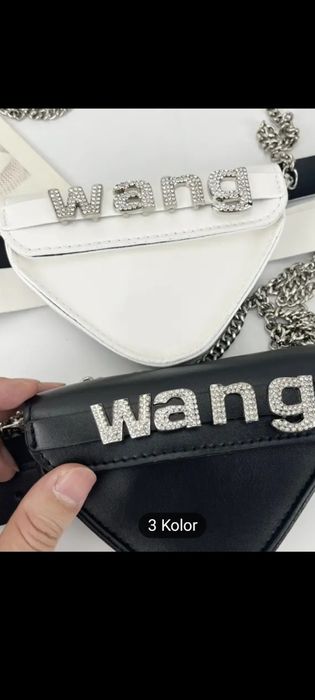 Hit pasek Wang  nerka mini torebka saszetka czarna WANG