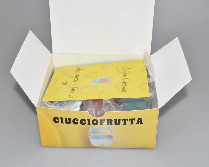 Silikonowy Gryzak Do Podawania Owoców i Warzyw 4m+