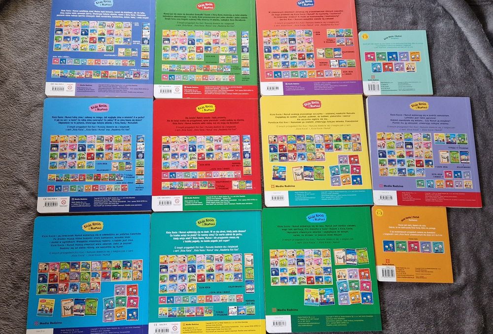 Zestaw książek z okienkami Kicia Kocia 10szt +2+gratis