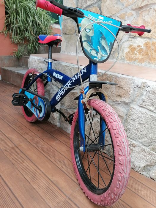 Bicicleta homem aranha , Spiderman roda 16
