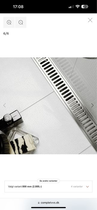 Odplyw liniowy UNIDRAIN 800 Kompletny (liniowka prysznic brodzik) TOP