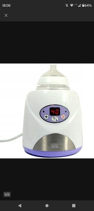 Podgrzewacz do butelek Sisibeby używany w stanie bardzo dobrym