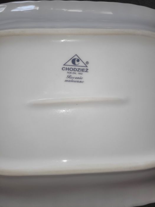 Porcelanowy pólmisek Iwona Chodzież