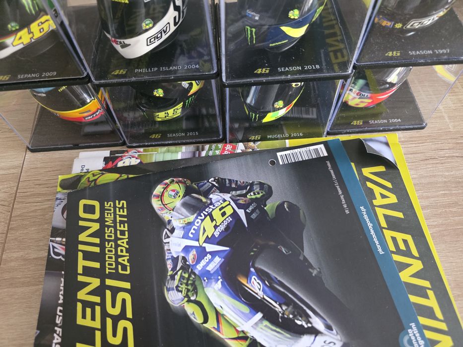 Miniatura capacete Valentino Rossi