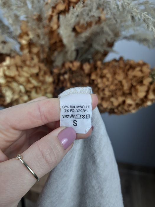 Bawełniana bluza z kołnierzykiem ciepła w panterkę cętki sweter