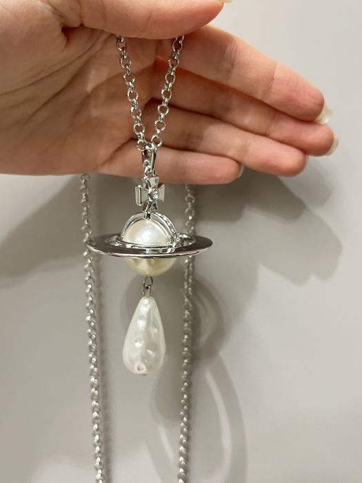 large big pearl drop naszyjnik vivienne westwood