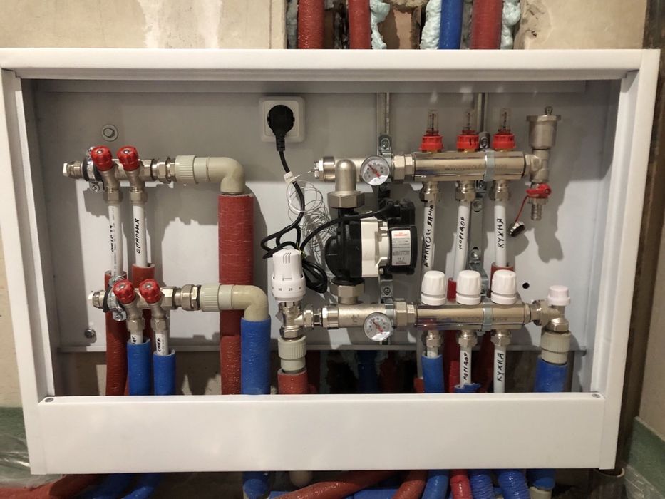 Опалення, тепла підлога, бойлер, водопостачання та водовідведення