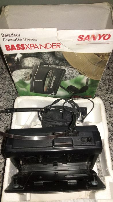 Walkman Leitor de Cassetes Sanyo