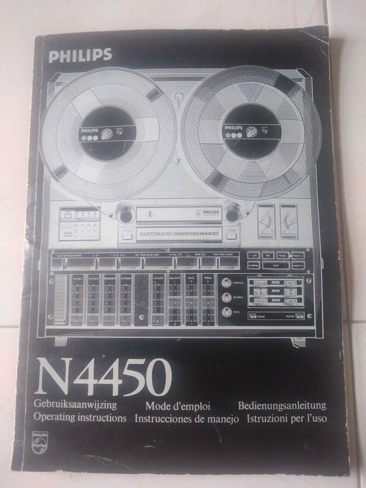Leitor bobine Philips n4450 manual