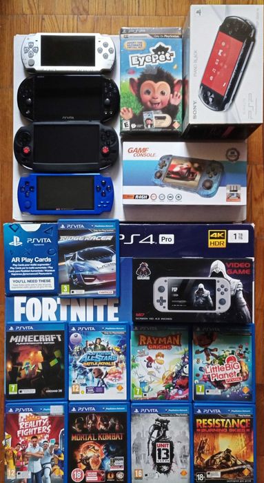 Sony PS Vita(Online-MK/Tekken/Minecraft/NFS/Fifa,Обмен Приставки/Игр)