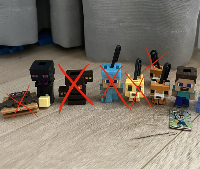 Minecraft фігурки обмін або продаж майнкрафт kinder joy