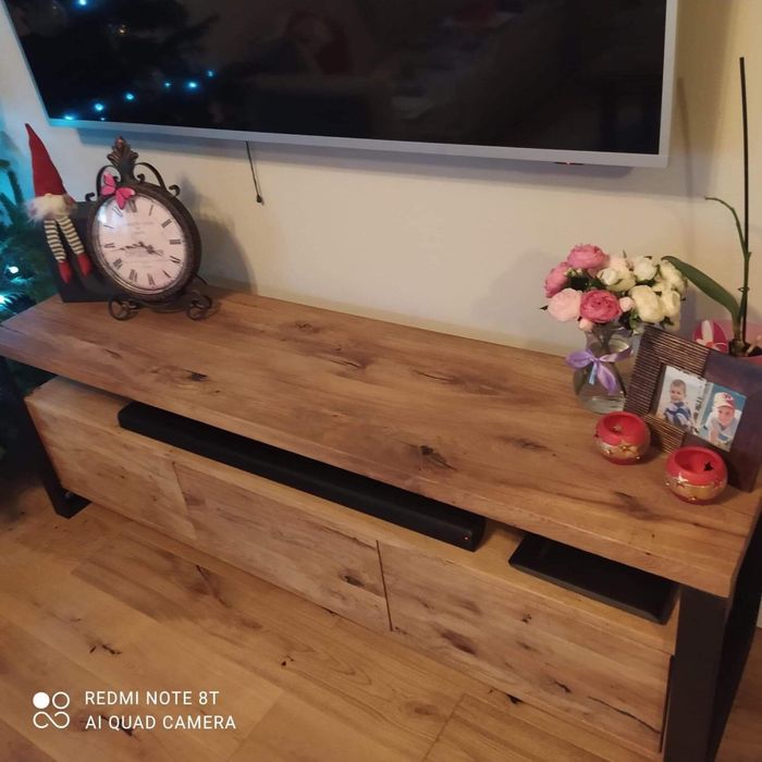 Szafka RTV debowa
