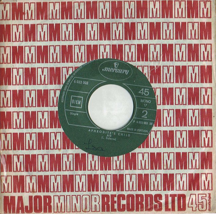 Aphrodite's Child – Spring Summer Winter And Fall - 1970 45 Rpm 7"