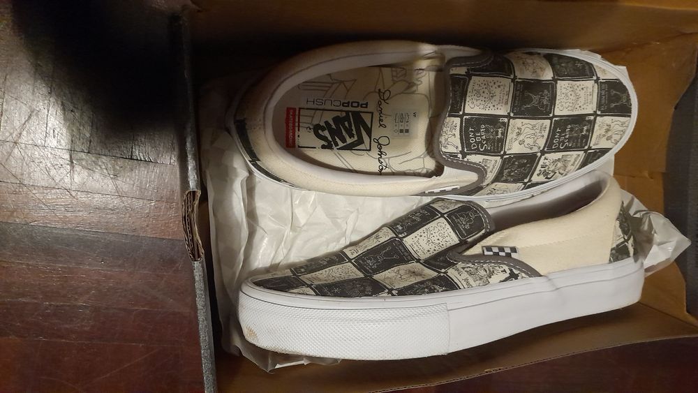 Vans 41, Daniel Jonhston, slip on