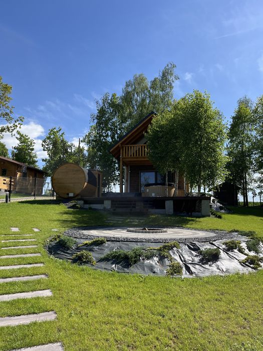Domek blisko jeziora ,balia z jacuzzi i sauna, warmia mazury