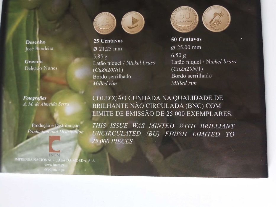 Colecção de Primeiras Moedas Correntes de Timor - Leste, 2003
