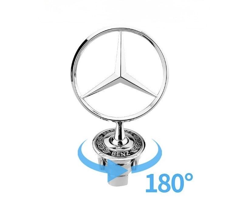 Емблема Mercedes приціл значок в капот Мерседес, штерн в капот