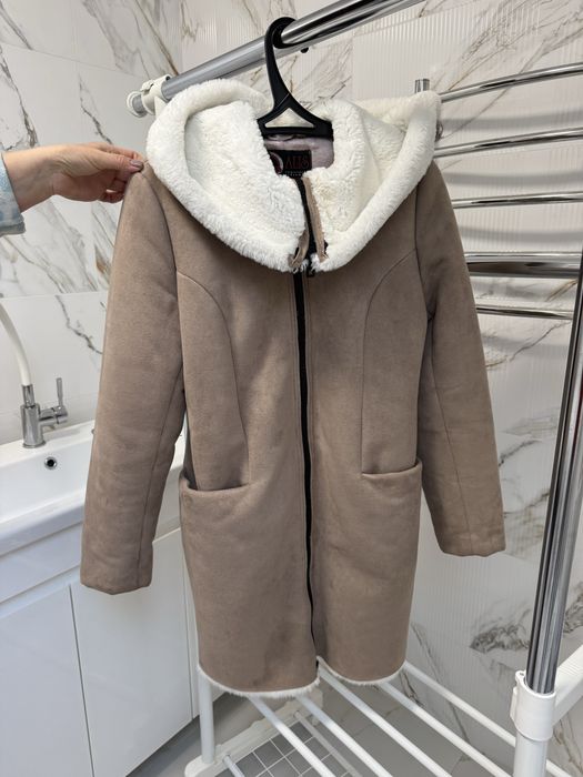 Зимова дублянка зі штучним хутром