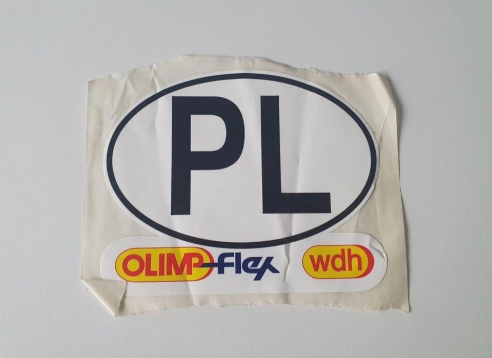 Naklejka na samochód PL Olimp Flex wdh kolekcjonerska