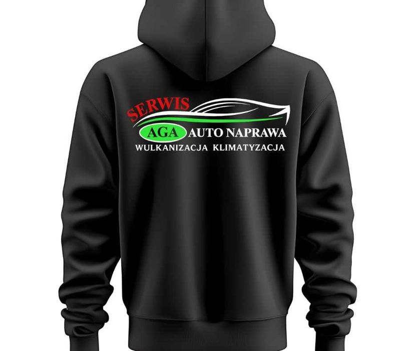 Odzież firmowa z logo |  Bluzy z kapturem  | DTF
