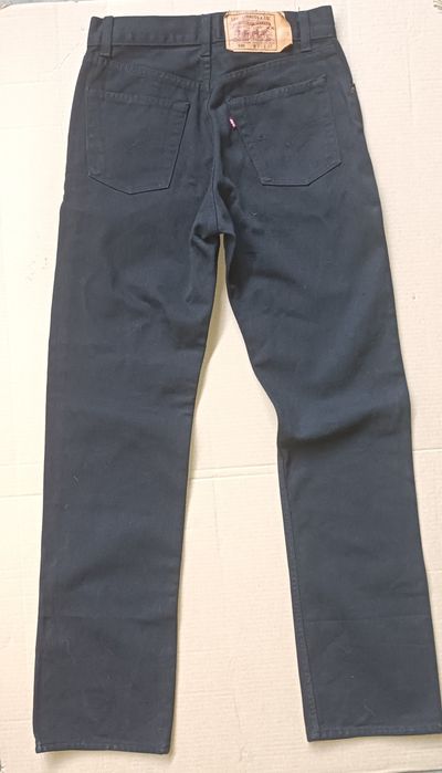 Levis 501 czarne W28 L32 made in USA