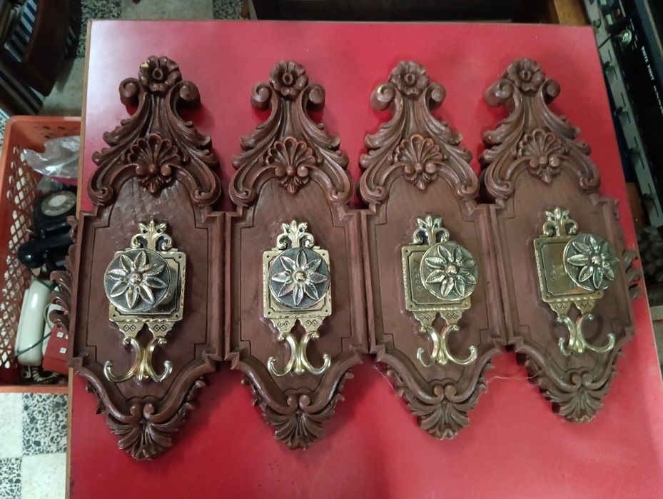 Cabide rústico antigo