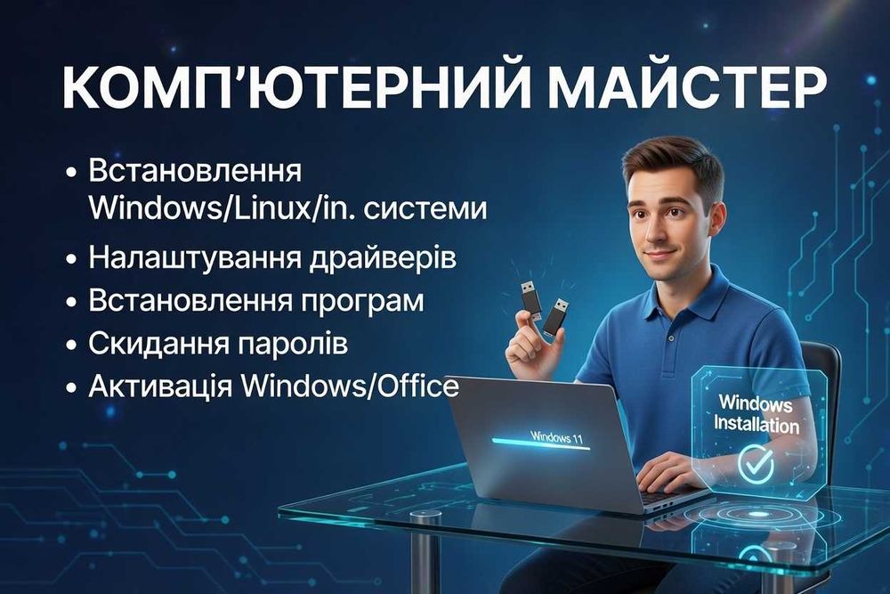 Встановлення Windows ‣ Linux ‣ Office ‣ ігри  ‼️Налаштування системи‼️