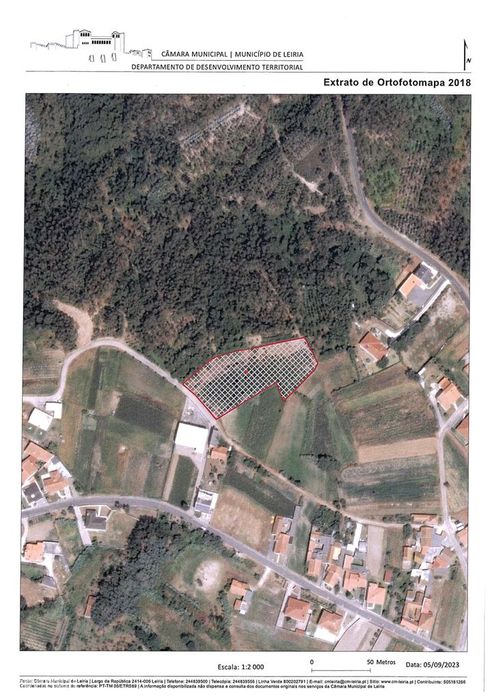 Terreno rústico, em zona calma e tranquila,  a 15 minutos de Leiria.
